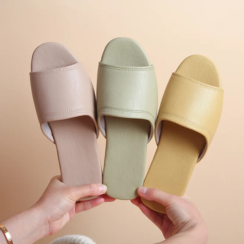 Summer high-end office sandals, home leather slippers, indoor anti slip home leather sandals, female wholesale
Summer high-end office sandals, home leather slippers, indoor anti slip home leather sandals, female wholesale