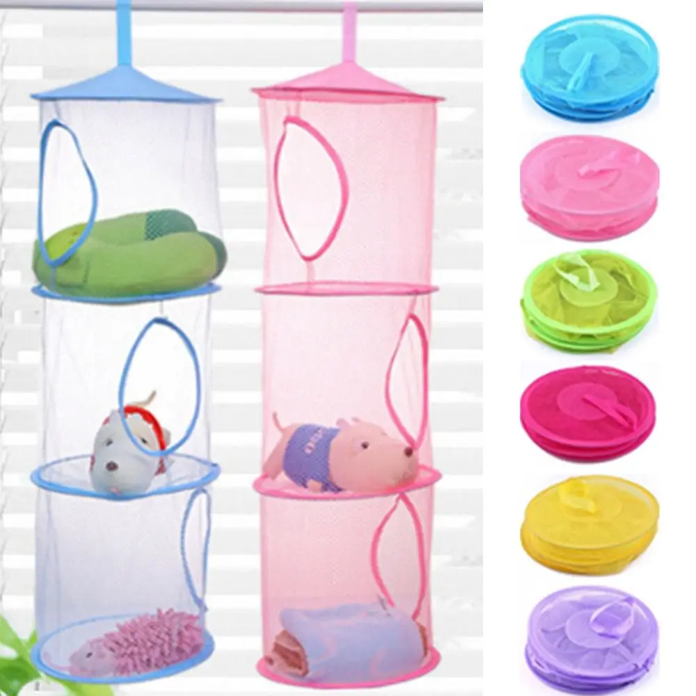Creative 3 Layer Shelf Hanging Storage Bag Foldable Toy Hanging Organizer Storage Net Hanging Basket Cylindrical Cage
Creative 3 Layer Shelf Hanging Storage Bag Foldable Toy Hanging Organizer Storage Net Hanging Basket Cylindrical Cage