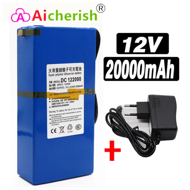 18650 Battery High Quality Super Rechargeable Portable 12V 20ah Lithium Ion Batteries Pack Met with DC 12.6V 20000Mah PDA
18650 Battery High Quality Super Rechargeable Portable 12V 20ah Lithium Ion Batteries Pack Met with DC 12.6V 20000Mah PDA