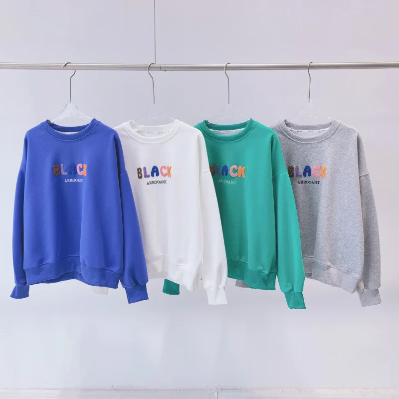 hot sale long-sleeve o-neck hoodies Women oversized sweatshirt Fashion loose casual Streetwear clothing fall 2021 tops aesthetic
hot sale long-sleeve o-neck hoodies Women oversized sweatshirt Fashion loose casual Streetwear clothing fall 2021 tops aesthetic
