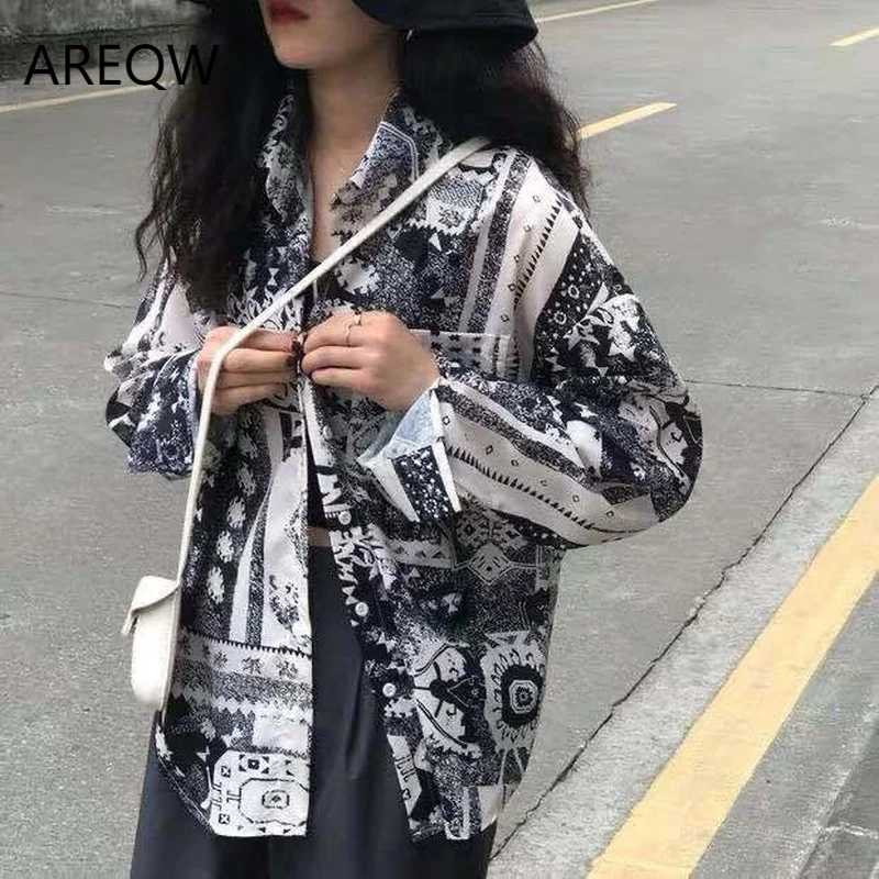2022 Spring and Autumn Thin Shirt Design Loose Jacket Retro Long-sleeved Printed Shirt Women
2022 Spring and Autumn Thin Shirt Design Loose Jacket Retro Long-sleeved Printed Shirt Women