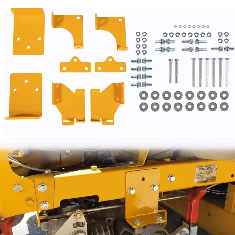 125255 Hydro Transmission Brackets Kit for Hustler Zero Turn Mower Raptor SD/SDX Mower Replace 552564, 552565, 552566, 552567
125255 Hydro Transmission Brackets Kit for Hustler Zero Turn Mower Raptor SD/SDX Mower Replace 552564, 552565, 552566, 552567