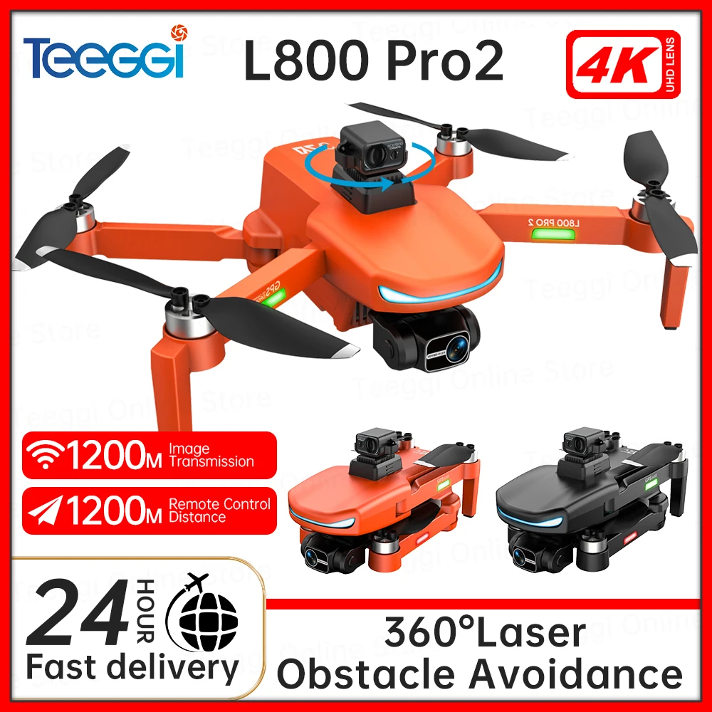 L800 Pro2 mini Drone 4K Profesional GPS 5G WiFi HD Camera 3-Axis Gimbal with 360 Obstacle Avoidance RC Quadcopter Dron
L800 Pro2 mini Drone 4K Profesional GPS 5G WiFi HD Camera 3-Axis Gimbal with 360 Obstacle Avoidance RC Quadcopter Dron