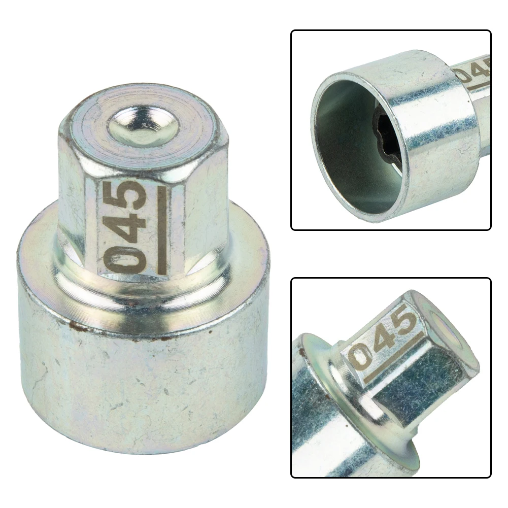 Tire Wheel Lock Anti-Theft Screw Lug Nut Bolt #45 Removal Key Socket Hot Sale Car Tire Removal Sleeve Series Accessories For BMW
Tire Wheel Lock Anti-Theft Screw Lug Nut Bolt #45 Removal Key Socket Hot Sale Car Tire Removal Sleeve Series Accessories For BMW