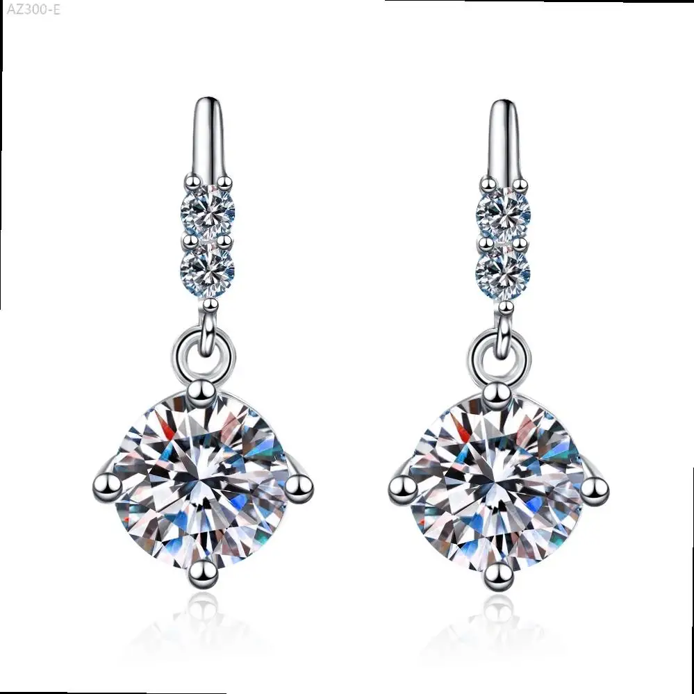 Professional Passed Diamond Test Excellent Moissanite Love Earrings 925 Sterling Silver Earrings Gift 1-2Ct Women Anniversary
Professional Passed Diamond Test Excellent Moissanite Love Earrings 925 Sterling Silver Earrings Gift 1-2Ct Women Anniversary
