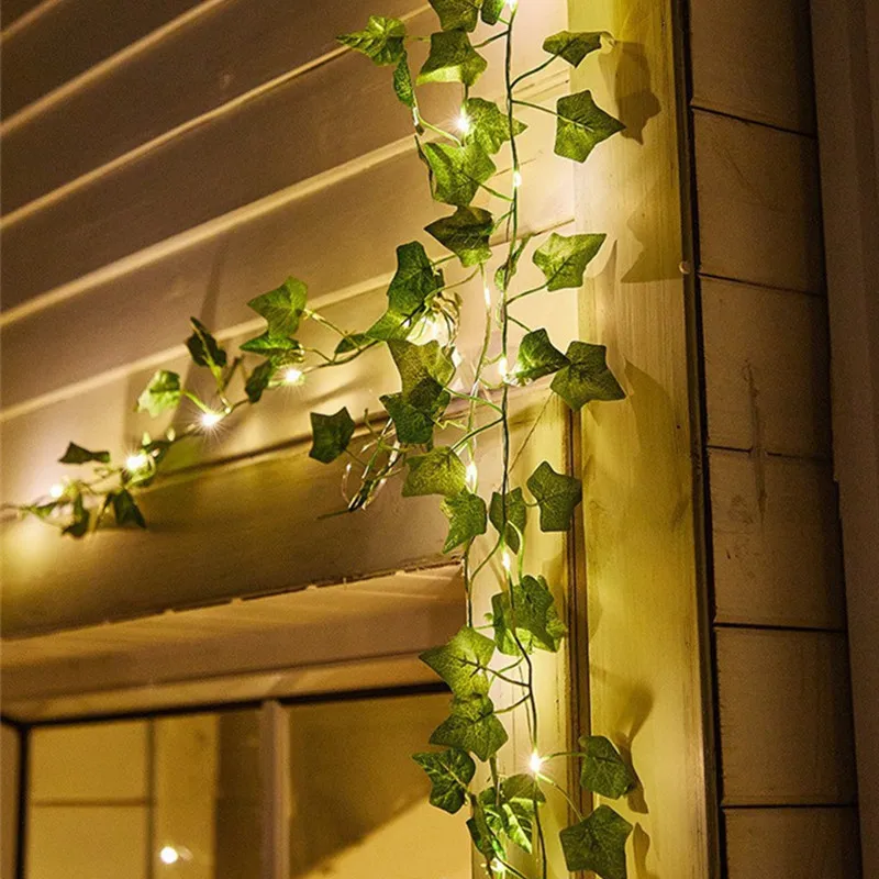 Artificial Green Leaf Flower Led String Lights Garland Christmas Decorations for Home Holiday Tree Garden Lights Wedding Decor
Artificial Green Leaf Flower Led String Lights Garland Christmas Decorations for Home Holiday Tree Garden Lights Wedding Decor