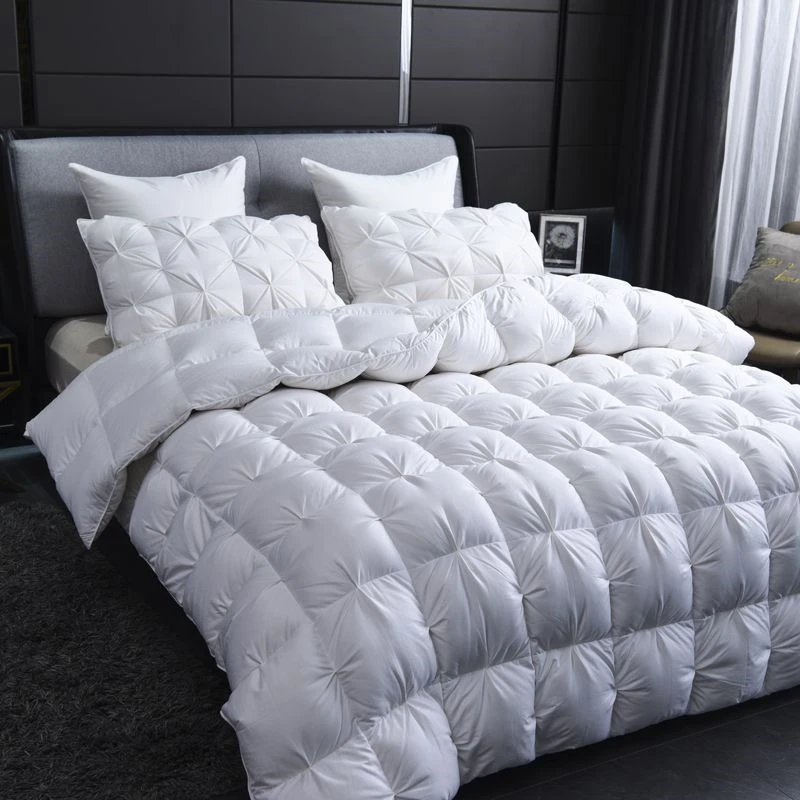 White Goose Down Comforter Warm Winter Thick 3D Bread Bed Blanket Luxury Pinch Pleated Filling for Quilts Single Double Duvet
White Goose Down Comforter Warm Winter Thick 3D Bread Bed Blanket Luxury Pinch Pleated Filling for Quilts Single Double Duvet