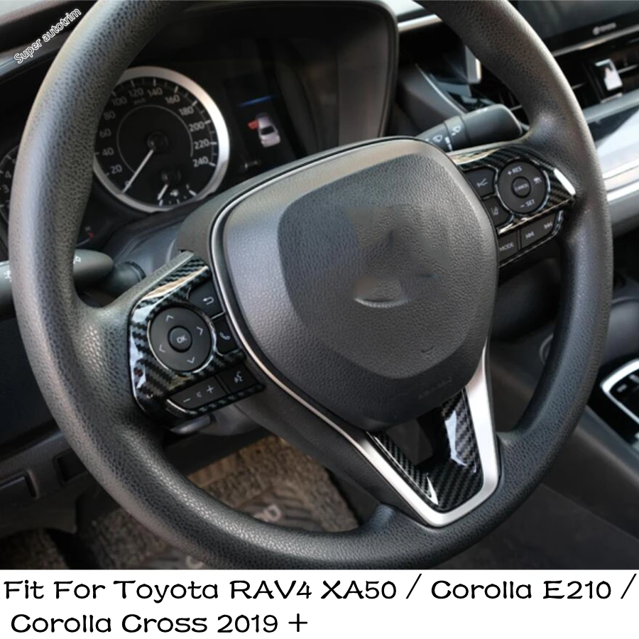 Car Steering Wheel Button Trim Cover Fit For Toyota RAV4 XA50 / Corolla E210 / Corolla Cross 2019 - 2023 Interior Accessories
Car Steering Wheel Button Trim Cover Fit For Toyota RAV4 XA50 / Corolla E210 / Corolla Cross 2019 - 2023 Interior Accessories
