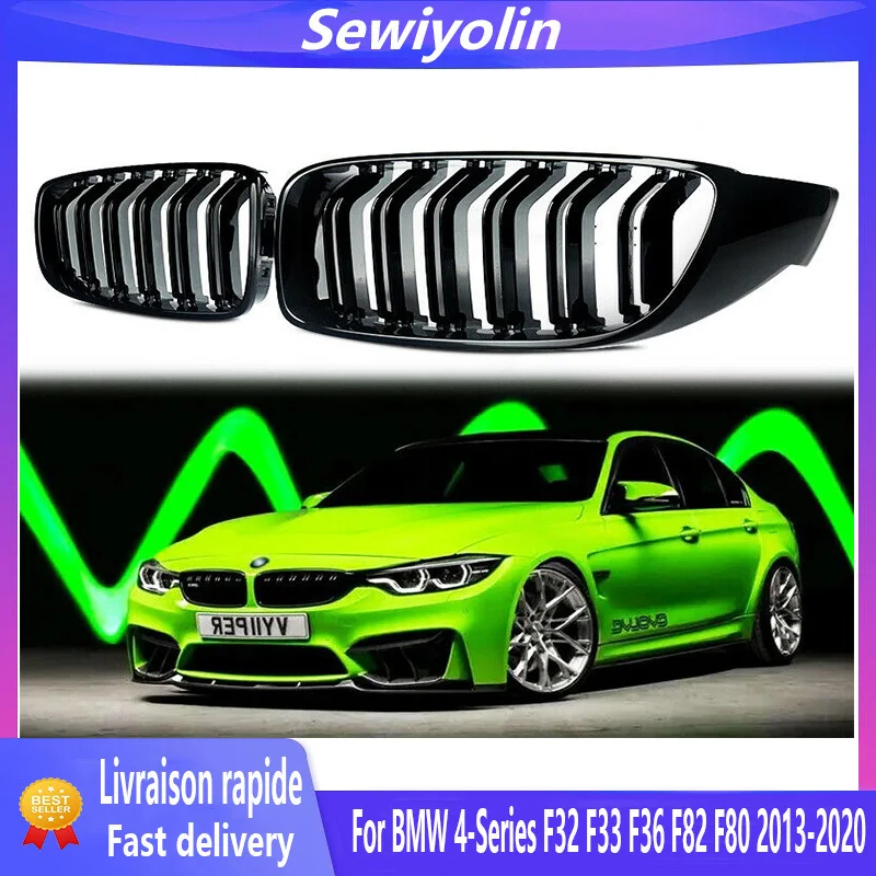 Car Accessories Grille JDM Front Bumpers Lip For BMW 4-Series F32 F33 F36 F82 F80 2013-2020 Black Twin Fins Double Line ABS
Car Accessories Grille JDM Front Bumpers Lip For BMW 4-Series F32 F33 F36 F82 F80 2013-2020 Black Twin Fins Double Line ABS