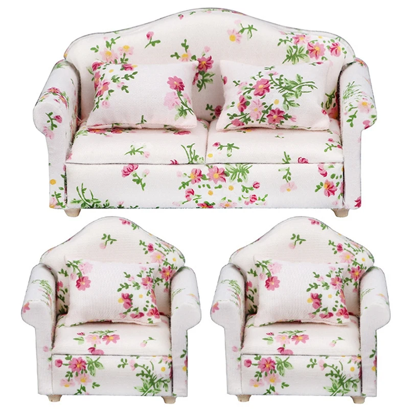 3Pcs 1/12 Wooden Dollhouse Furniture Sofa Set, Miniature Sofa Model For Furniture Doll House Bedroom Home Decoration
3Pcs 1/12 Wooden Dollhouse Furniture Sofa Set, Miniature Sofa Model For Furniture Doll House Bedroom Home Decoration