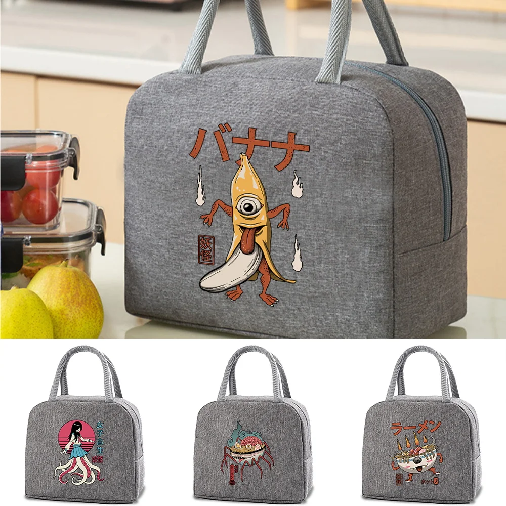 Cooler Bags Portable Zipper Thermal Lunch Bag for Women Cute Monster Print Fridge Bag Lunch Box Food Storage Bags for Kids Tote
Cooler Bags Portable Zipper Thermal Lunch Bag for Women Cute Monster Print Fridge Bag Lunch Box Food Storage Bags for Kids Tote