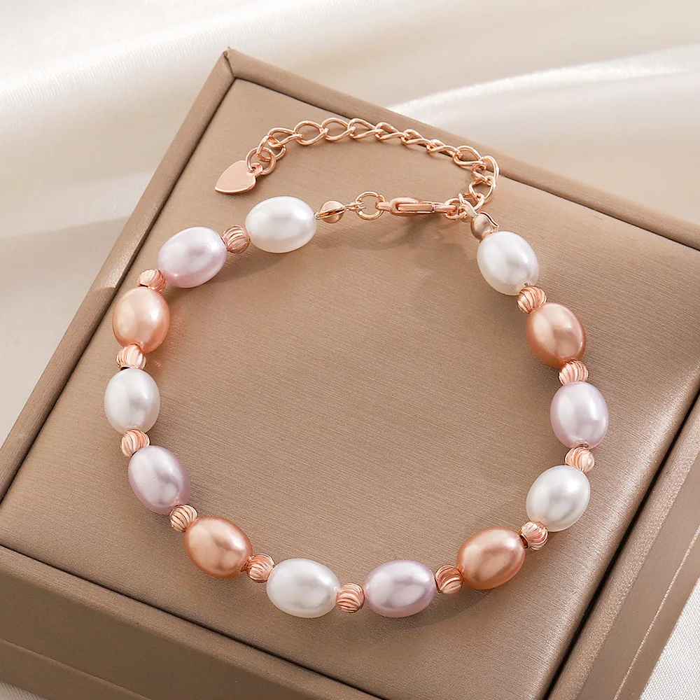 Baroque Pearl Bracelet Colorful White Imitation Pearl Ladies Cute Simple Luxury Elegant Gift Women 2023 Bangles Fine Jewelry
Baroque Pearl Bracelet Colorful White Imitation Pearl Ladies Cute Simple Luxury Elegant Gift Women 2023 Bangles Fine Jewelry