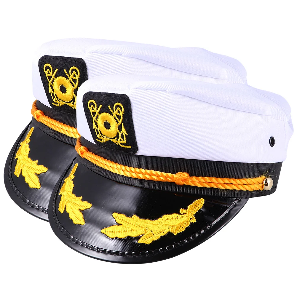 2 Pcs Fancy Dress Adults Boating Accessories Captains Hat Decor Clothing Hats Sailor Cosplay
2 Pcs Fancy Dress Adults Boating Accessories Captains Hat Decor Clothing Hats Sailor Cosplay