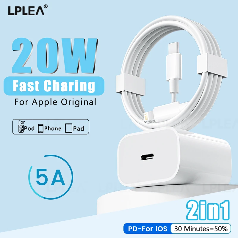For iPhone Charger Fast Charging For Apple iPhone 14 Pro 11 12 13 Pro Max X XS XR 7 8 Plus 20W Original USB C Type C Cable
For iPhone Charger Fast Charging For Apple iPhone 14 Pro 11 12 13 Pro Max X XS XR 7 8 Plus 20W Original USB C Type C Cable