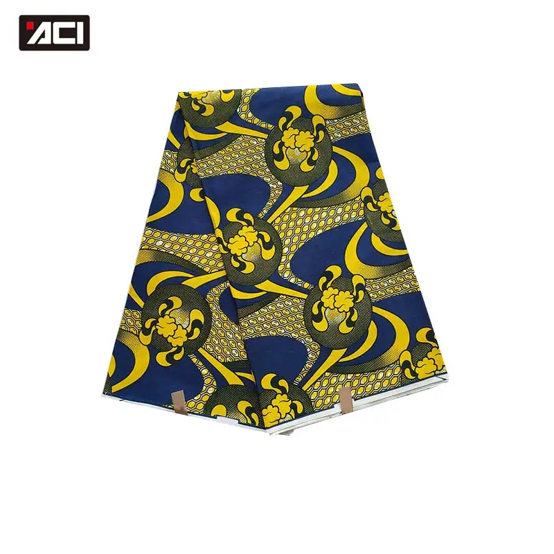 ACI African Wax Fabric Skirts Materials Real Wax Africa Fabric In 100% Cotton African Wax Prints Fabric Ankara 6 Yards/Piece
ACI African Wax Fabric Skirts Materials Real Wax Africa Fabric In 100% Cotton African Wax Prints Fabric Ankara 6 Yards/Piece