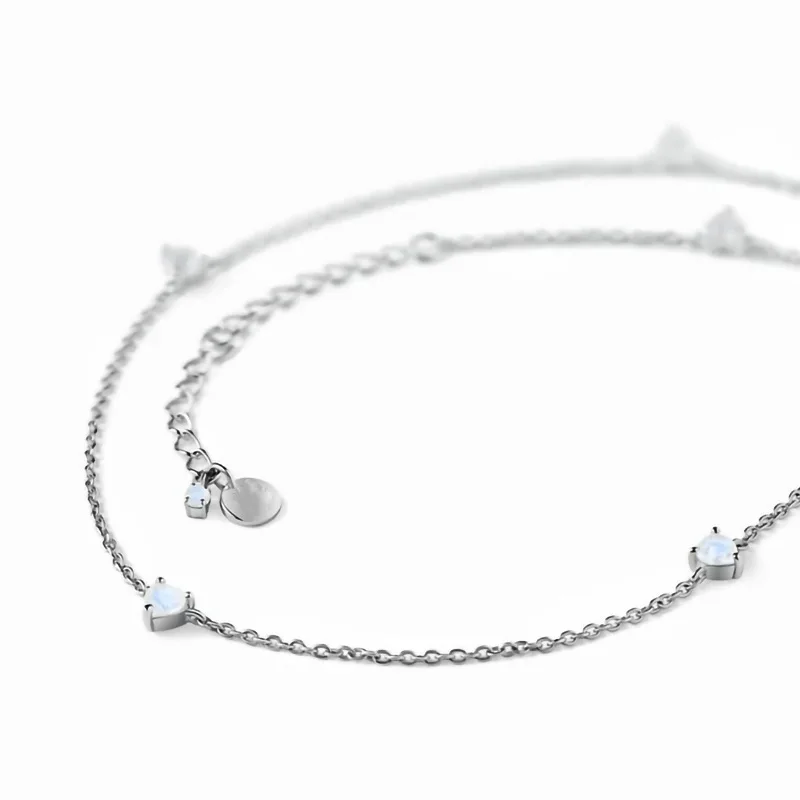 Japan, South Korea, Europe S925 Sterling Silver Fashion niche design micro inlaid irregular women's Necklace
Japan, South Korea, Europe S925 Sterling Silver Fashion niche design micro inlaid irregular women's Necklace