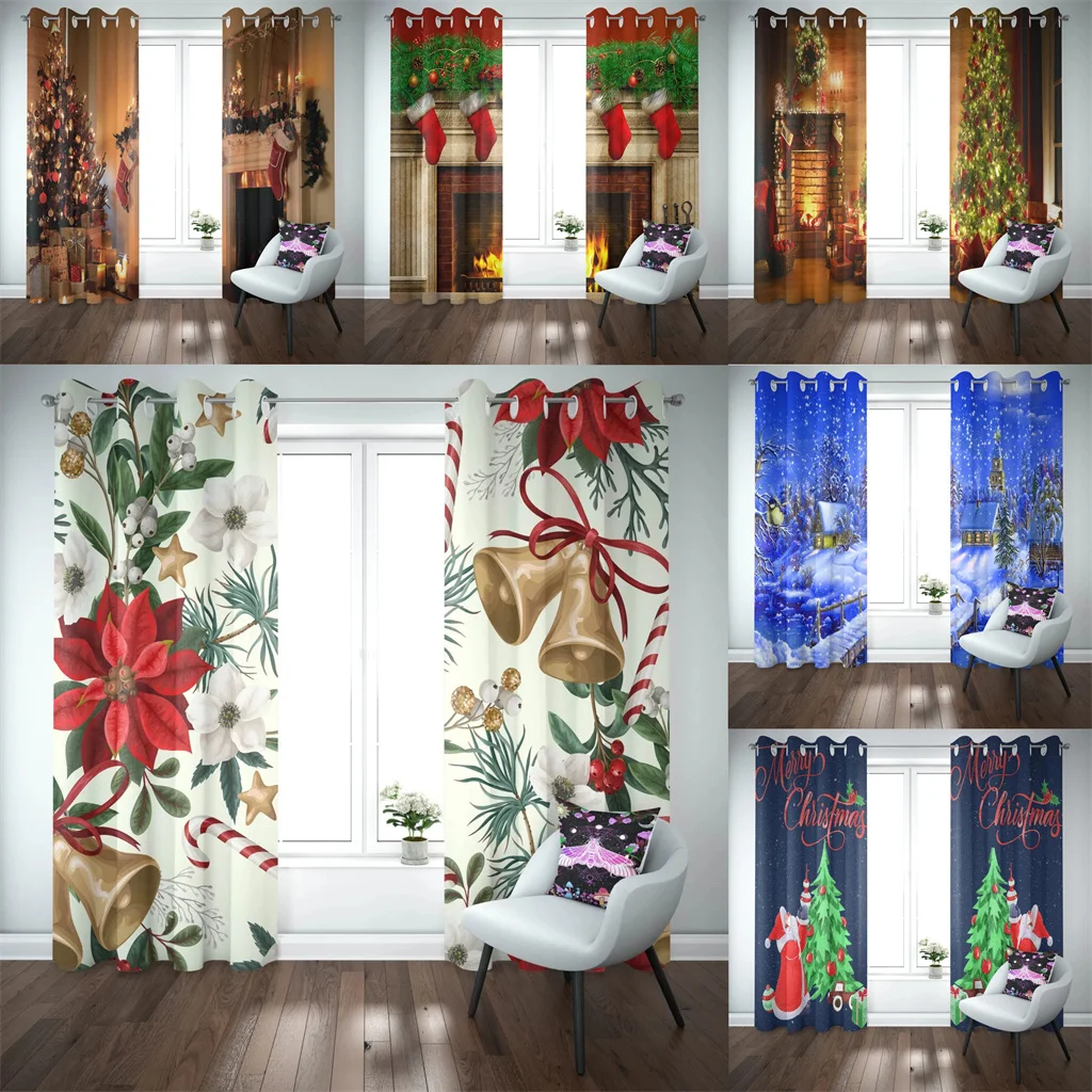 Merry Christmas! Happy New Year! Christmas Home Decor Sunshade Curtains Living Room Bedroom Window Decor Curtains 2 Panels
Merry Christmas! Happy New Year! Christmas Home Decor Sunshade Curtains Living Room Bedroom Window Decor Curtains 2 Panels