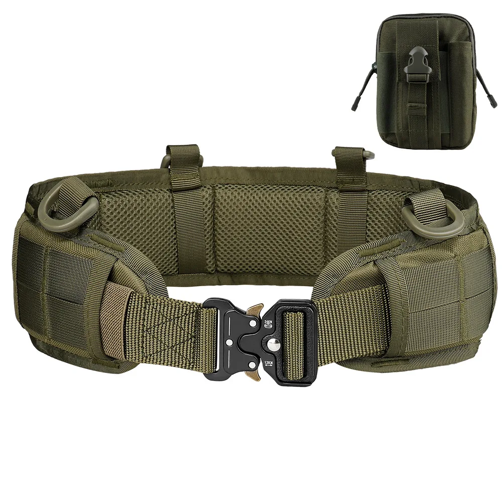 New Outdoor Sport Tactical Battle Belt MOLLE Men Battle Belt Set War Belt Military Inner Waist Belt with Phone Tool Bag
New Outdoor Sport Tactical Battle Belt MOLLE Men Battle Belt Set War Belt Military Inner Waist Belt with Phone Tool Bag