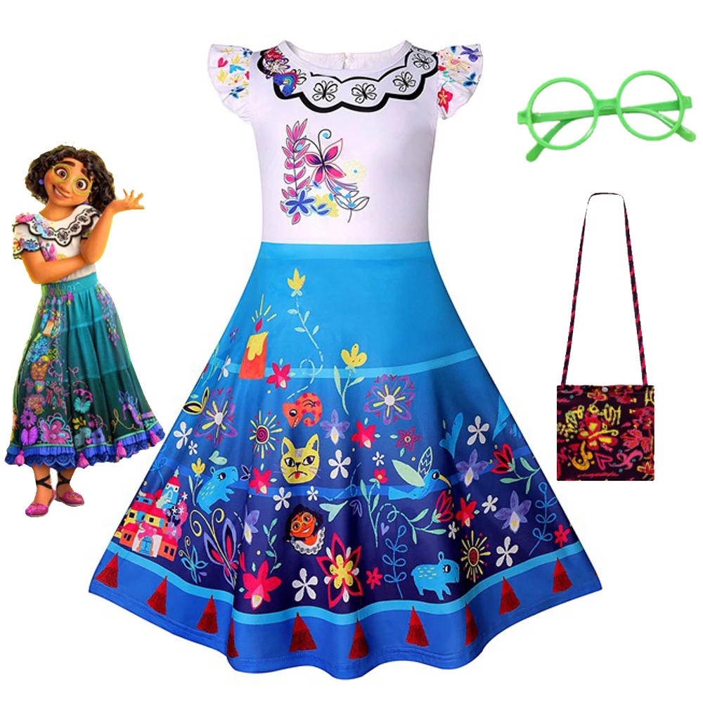 New Encanto Dress Mirabel Cosplay Princess Dresses Girls Isabela Short Sleeve Cartoon Clothing Children Party Birthday Outfits
New Encanto Dress Mirabel Cosplay Princess Dresses Girls Isabela Short Sleeve Cartoon Clothing Children Party Birthday Outfits