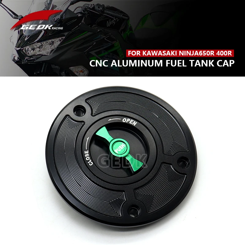 Oil Fuel Tank Gas Cap CNC Aluminum Motorcycle Modified Accessories For KAWASAKI NINJA650R NINJA400R 2009-2023 Tank Cover 
Oil Fuel Tank Gas Cap CNC Aluminum Motorcycle Modified Accessories For KAWASAKI NINJA650R NINJA400R 2009-2023 Tank Cover