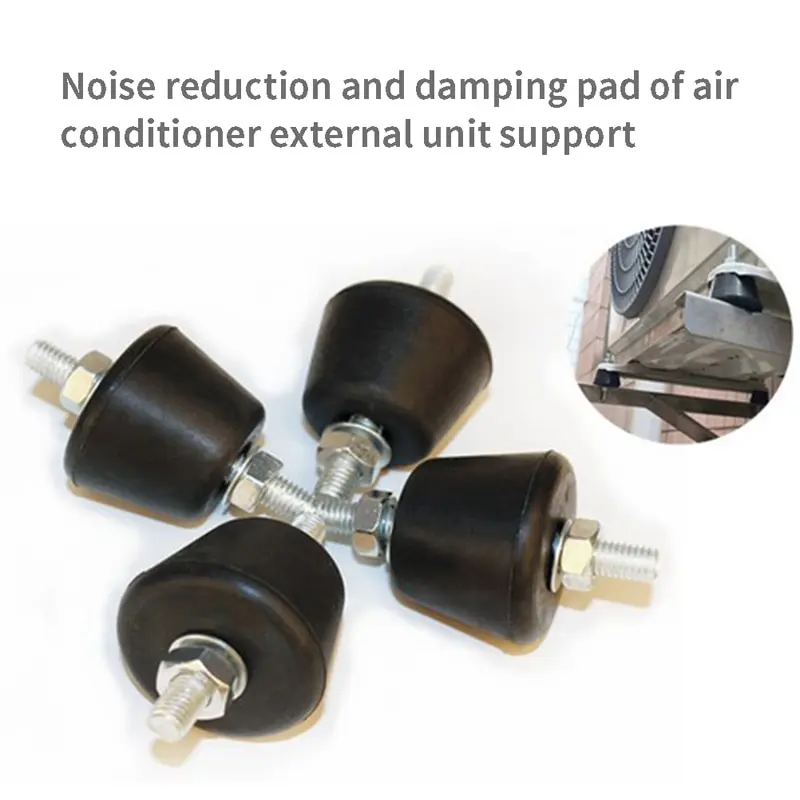 4PCS Rubber Cushioning Cushion Anti Vibration Rubber Mount Anti Vibration Rubber Mount Damper Shock Pad For Air Conditioning
4PCS Rubber Cushioning Cushion Anti Vibration Rubber Mount Anti Vibration Rubber Mount Damper Shock Pad For Air Conditioning
