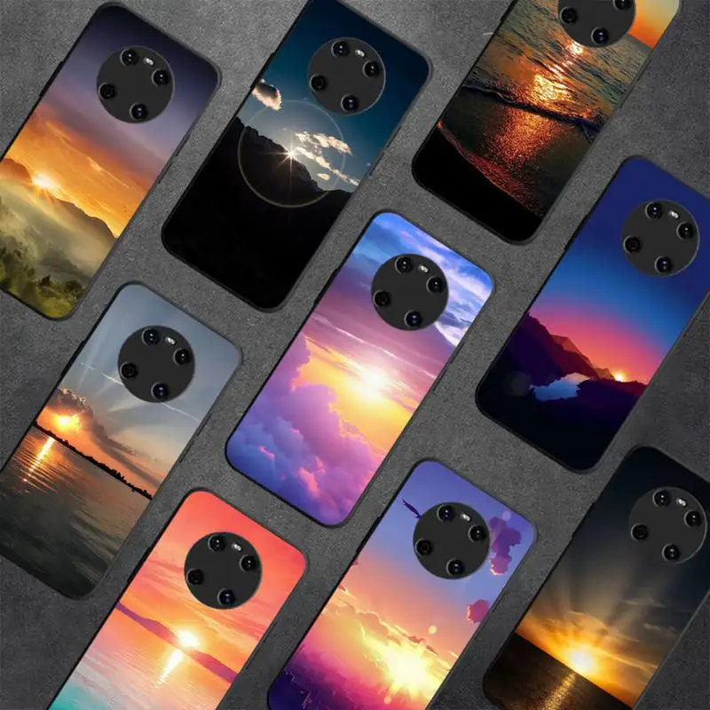 

Yinuoda Sunrise Phone Case for Samsung A51 A30s A52 A71 A12 for Huawei Honor 10i for OPPO vivo Y11 cover