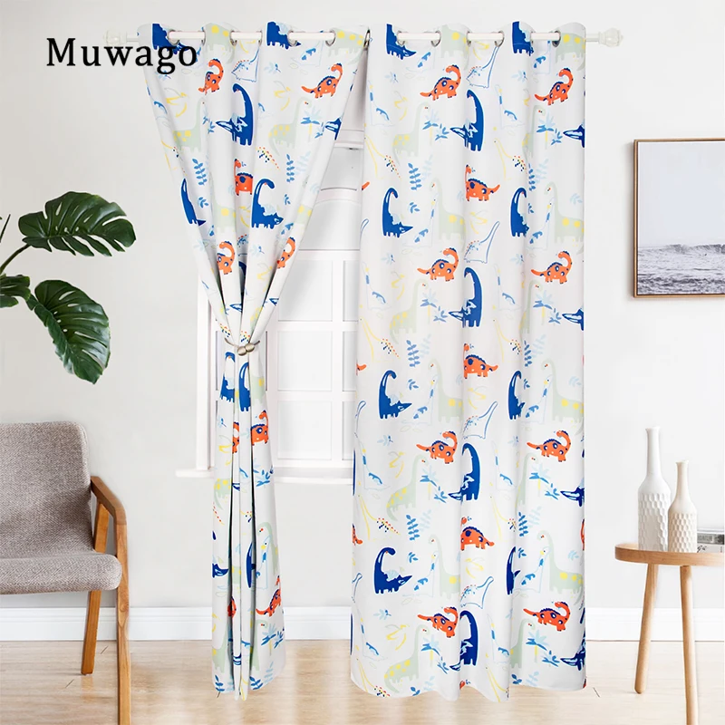 Muwago Cartoon Dinosaur Original Design Curtains Thermal Insulation Shading Modern Curtains For Kids Bedroom Decoration 2Pcs
Muwago Cartoon Dinosaur Original Design Curtains Thermal Insulation Shading Modern Curtains For Kids Bedroom Decoration 2Pcs