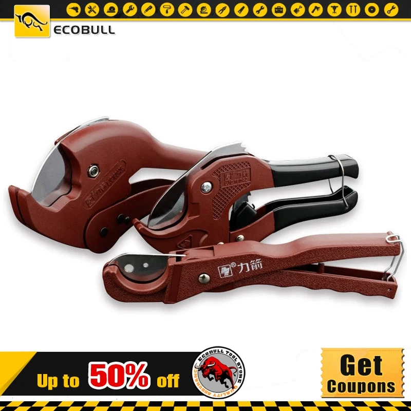 LIJIAN Plastic Pipe Handle Cutting Tool Tubing Portable Fast Plumbing Tube Hose Ratcheting Type PVC Pipe Cutter
LIJIAN Plastic Pipe Handle Cutting Tool Tubing Portable Fast Plumbing Tube Hose Ratcheting Type PVC Pipe Cutter