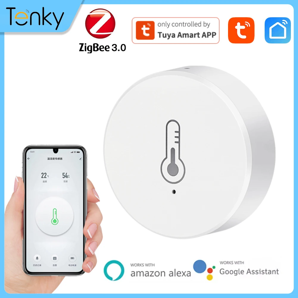 Tuya Temperature And Humidity Sensor Wireless Gateway Remote Control Smart Life Hygrometer Detector Monitor For Alexa Google
Tuya Temperature And Humidity Sensor Wireless Gateway Remote Control Smart Life Hygrometer Detector Monitor For Alexa Google