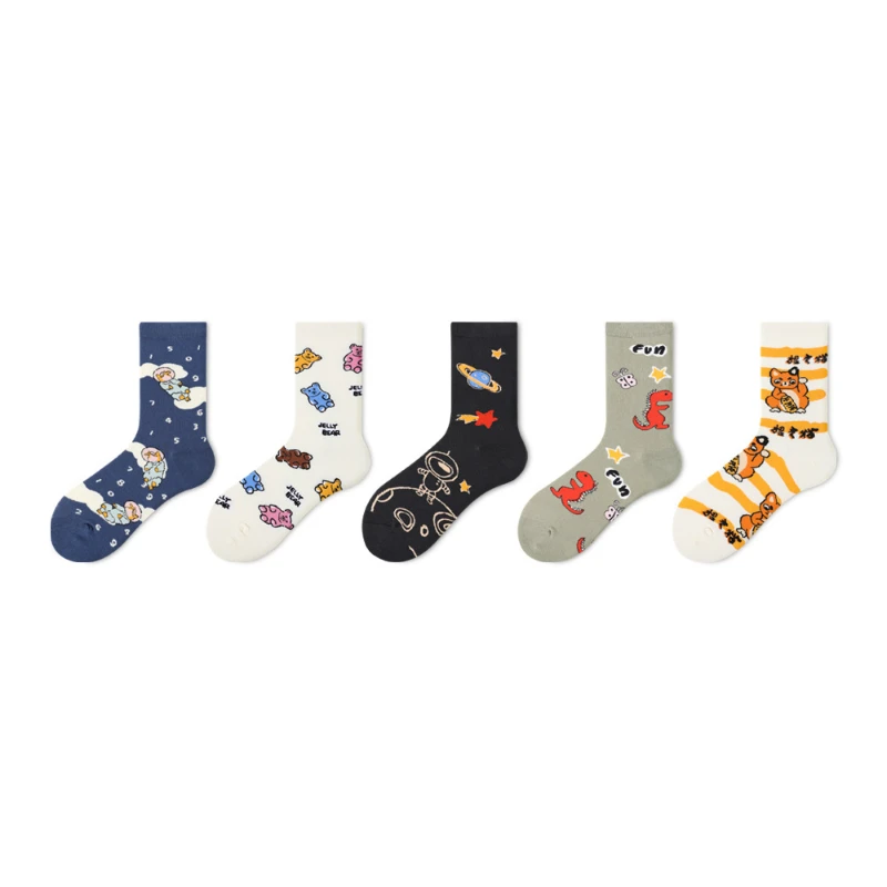 Medium Tube Socks Women's Original Woman Clothes Tide Kawaii Autumn Winter Cartoon Space Planet Cute Cotton Hosiery Underwear
Medium Tube Socks Women's Original Woman Clothes Tide Kawaii Autumn Winter Cartoon Space Planet Cute Cotton Hosiery Underwear