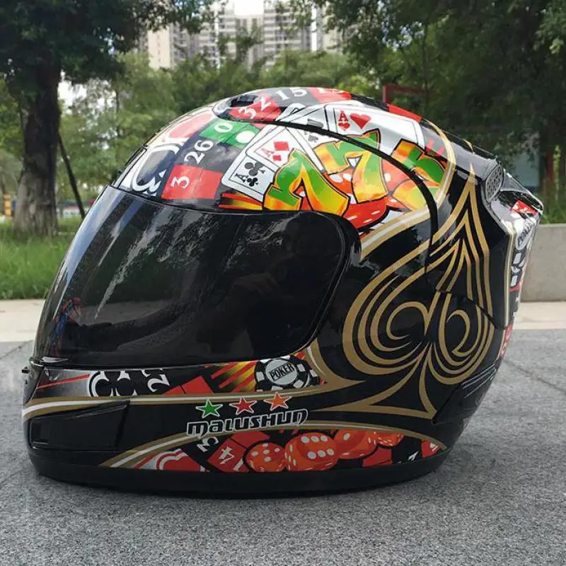 MALUSHEN FF323 High-quality ABS classic full-face helmet, For recreational motorcycle beach bike and racing protection helmet Q
MALUSHEN FF323 High-quality ABS classic full-face helmet, For recreational motorcycle beach bike and racing protection helmet Q
