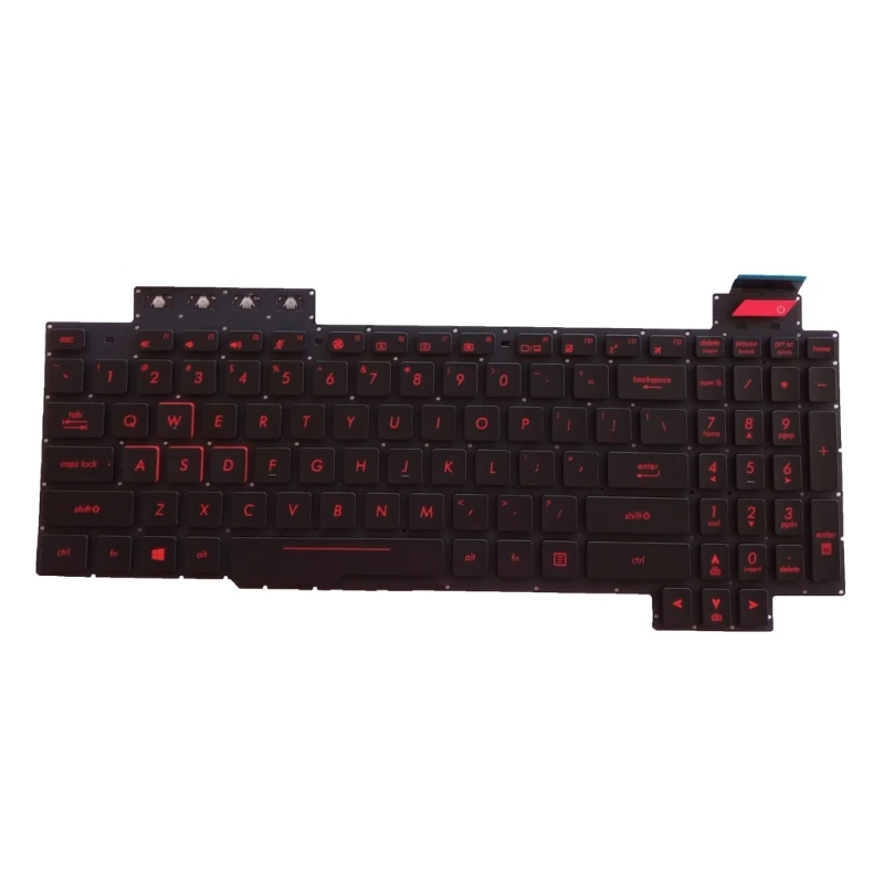 Keyboards for ROG FX503 FX503V FX63 FX63V FX63VM ZX63V FX503VM FX503VD Red Printing GAMING US Version Backlit Dropshipping
Keyboards for ROG FX503 FX503V FX63 FX63V FX63VM ZX63V FX503VM FX503VD Red Printing GAMING US Version Backlit Dropshipping