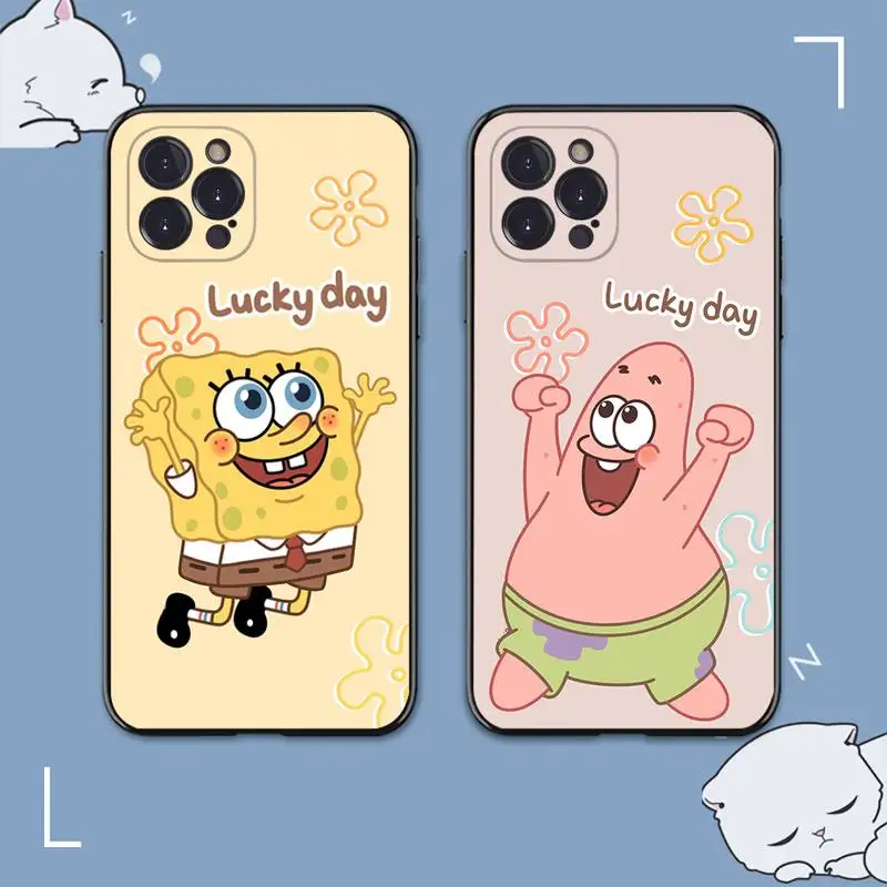 BANDAI SpongeBob Phone Case for iPhone 11 12 13 mini pro XS MAX 8 7 6 6S Plus X 5S SE 2020 XR case
BANDAI SpongeBob Phone Case for iPhone 11 12 13 mini pro XS MAX 8 7 6 6S Plus X 5S SE 2020 XR case