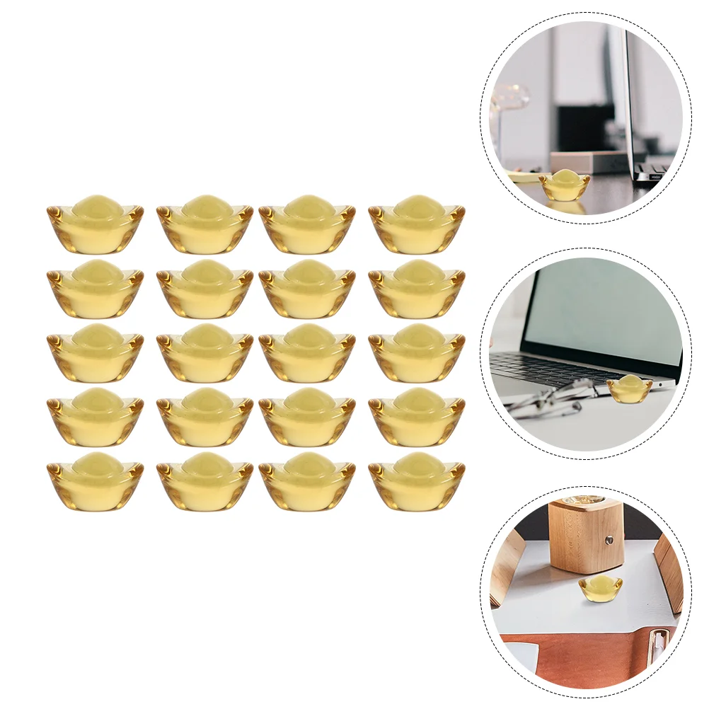 Ingot Chinese Yuan Gold Bao Wealth Shui Feng Crystal Statue Ornament Lucky Luck Good Golden Ingots Decor Money Decoration
Ingot Chinese Yuan Gold Bao Wealth Shui Feng Crystal Statue Ornament Lucky Luck Good Golden Ingots Decor Money Decoration
