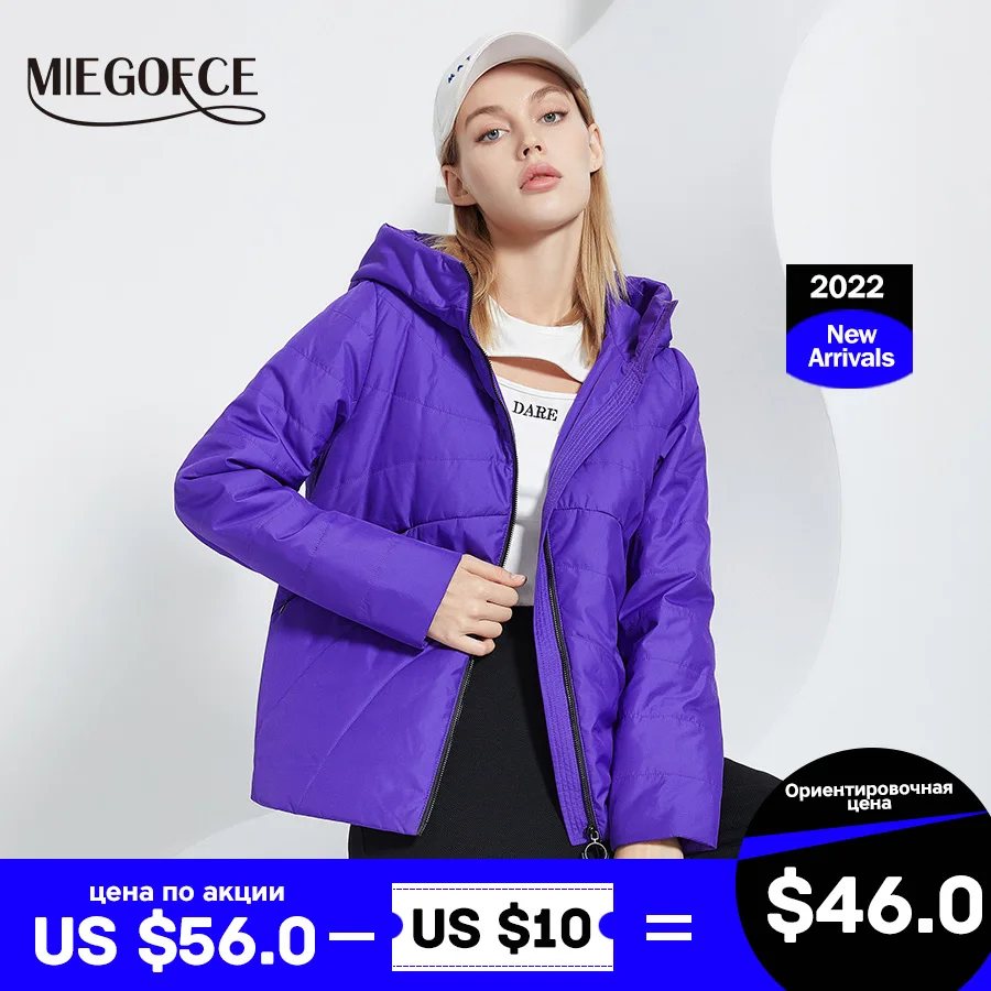 MIEGOFCE 2022 Spring Autumn Comfortable Short Women Jacket Hooded Design Female Parka Windproof Warm Cotton Clothes Coat C22123
MIEGOFCE 2022 Spring Autumn Comfortable Short Women Jacket Hooded Design Female Parka Windproof Warm Cotton Clothes Coat C22123