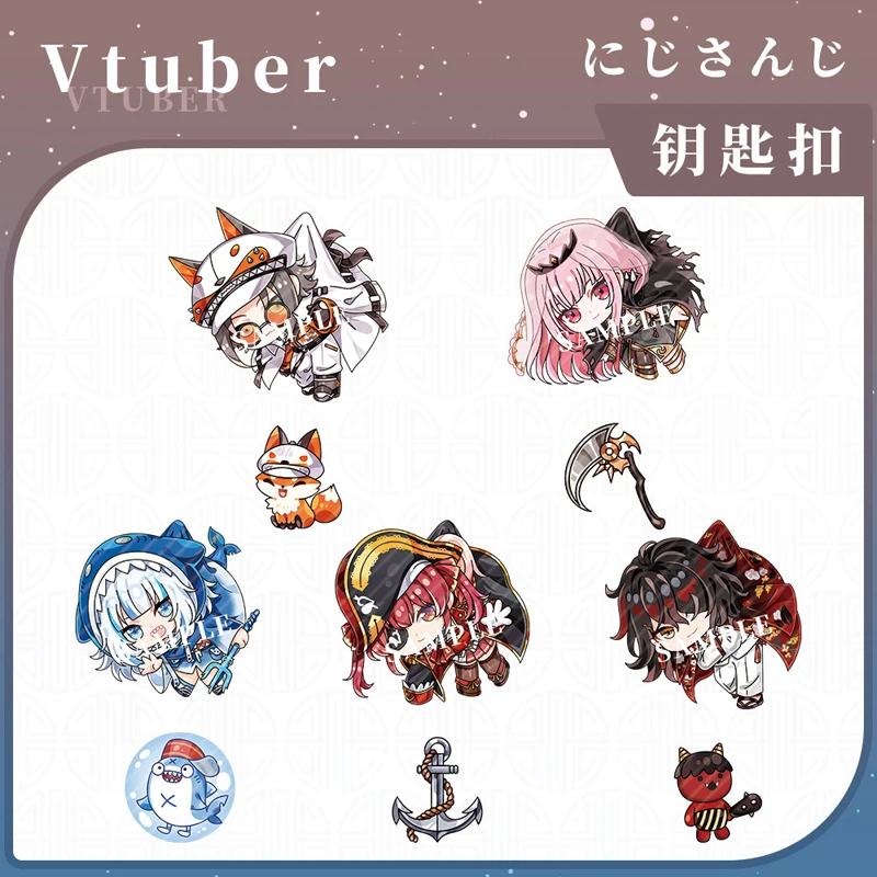 Аниме брелок Hololive Vtuber Houshou Marine Gawr Gura акриловый брелок ремешок фигурка подвесные аксессуары 6 см
Аниме брелок Hololive Vtuber Houshou Marine Gawr Gura акриловый брелок ремешок фигурка подвесные аксессуары 6 см