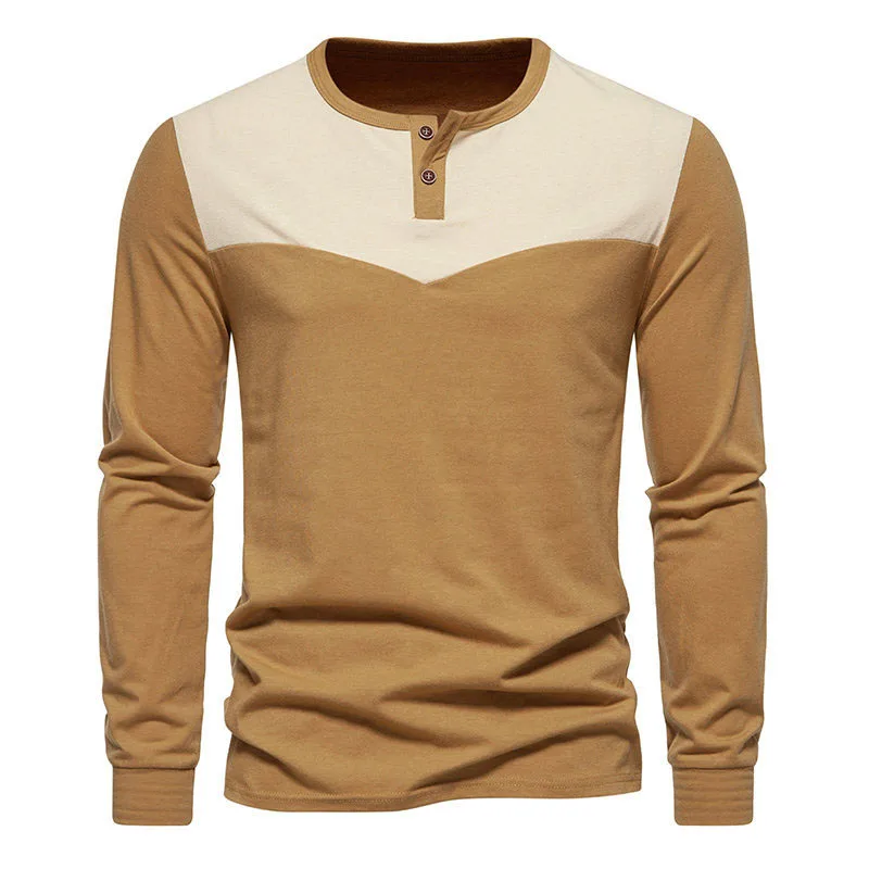 Autumn / Winter New Men's Color Matching Long Sleeve T-shirt Shirt Boys Casual Sweatshirt Absorb Sweat Outdoor Sports Shirt Top
Autumn / Winter New Men's Color Matching Long Sleeve T-shirt Shirt Boys Casual Sweatshirt Absorb Sweat Outdoor Sports Shirt Top