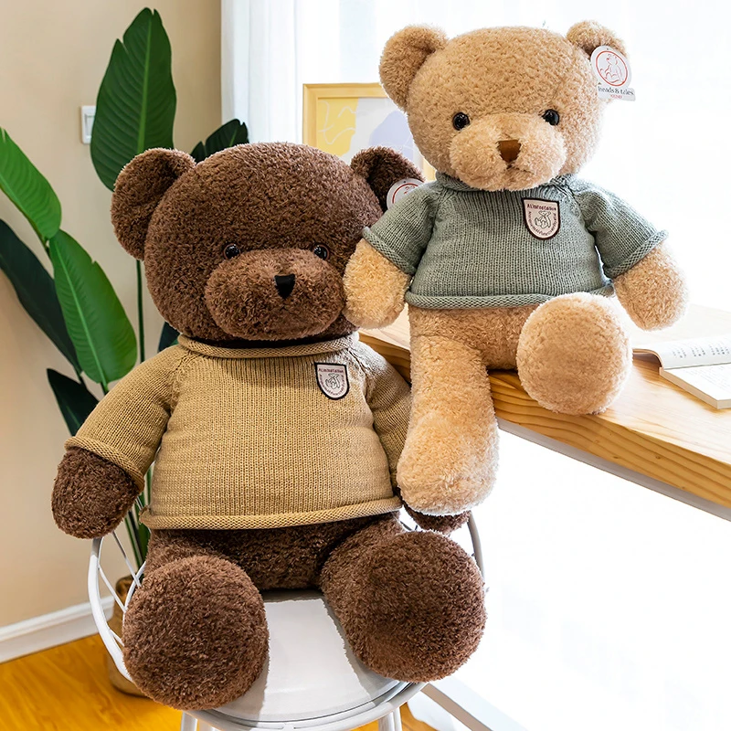 90cm Cute Soft Sweater Teddy Bear Stuffed Plush Toys Office Nap Pillow Home Comfort Cushion Child Decor Christmas Gift Doll
90cm Cute Soft Sweater Teddy Bear Stuffed Plush Toys Office Nap Pillow Home Comfort Cushion Child Decor Christmas Gift Doll