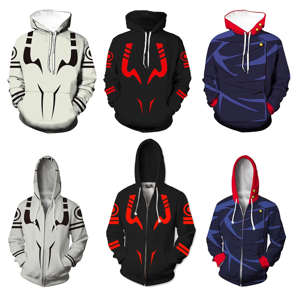 Jujutsu Kaisen Hoodie Women Men Long Sleeve Hooded Sweatshirt Loose Casual Pullover Spring Autumn Coats
Jujutsu Kaisen Hoodie Women Men Long Sleeve Hooded Sweatshirt Loose Casual Pullover Spring Autumn Coats