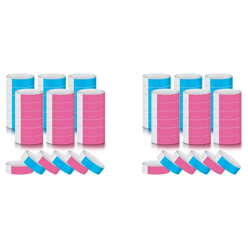 1200Pcs Waterproof Hand Bands Neon Wrist Bands For Events Concert Wristbands Adhesive Wristbands For Party (Blue, Pink)
1200Pcs Waterproof Hand Bands Neon Wrist Bands For Events Concert Wristbands Adhesive Wristbands For Party (Blue, Pink)