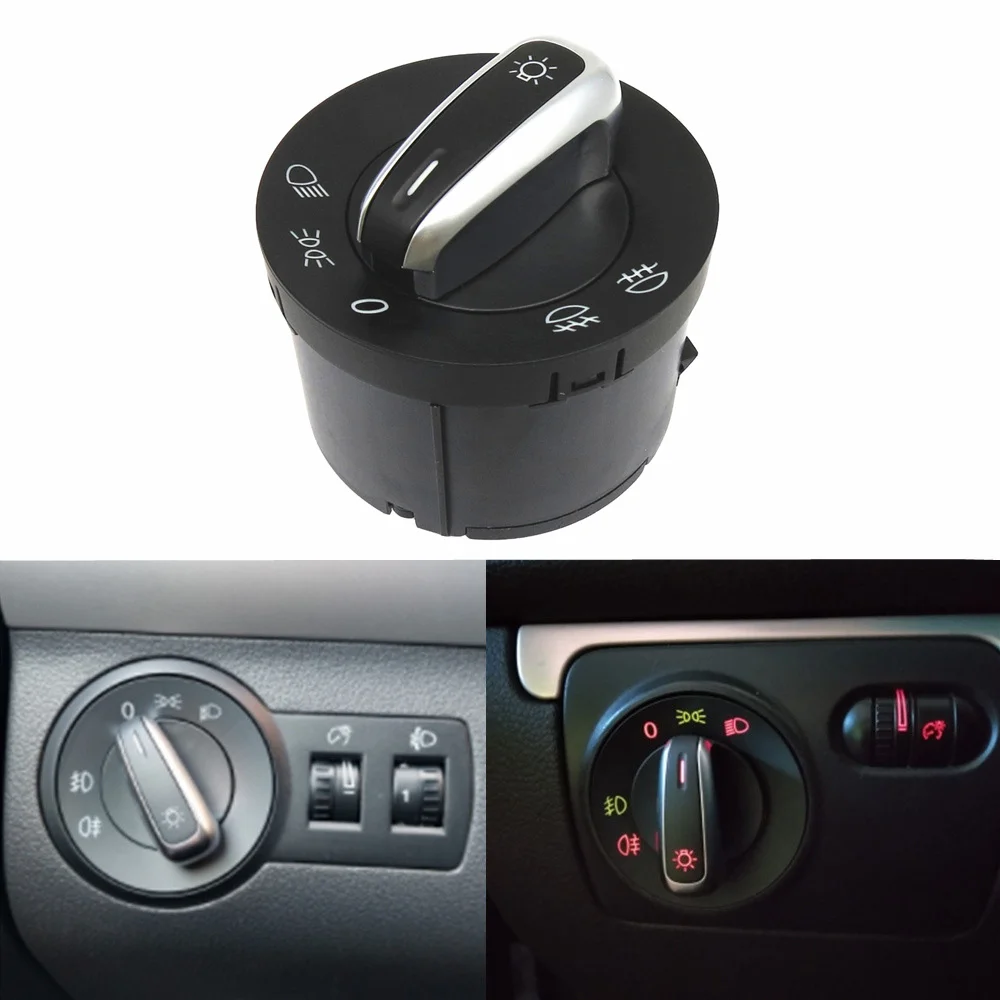 Hight Quality Chrome Headlight Control Switch Fog Light Knob For VW Amarok Caddy Eos Golf Jetta Passat SEAT 5ND941431A
Hight Quality Chrome Headlight Control Switch Fog Light Knob For VW Amarok Caddy Eos Golf Jetta Passat SEAT 5ND941431A