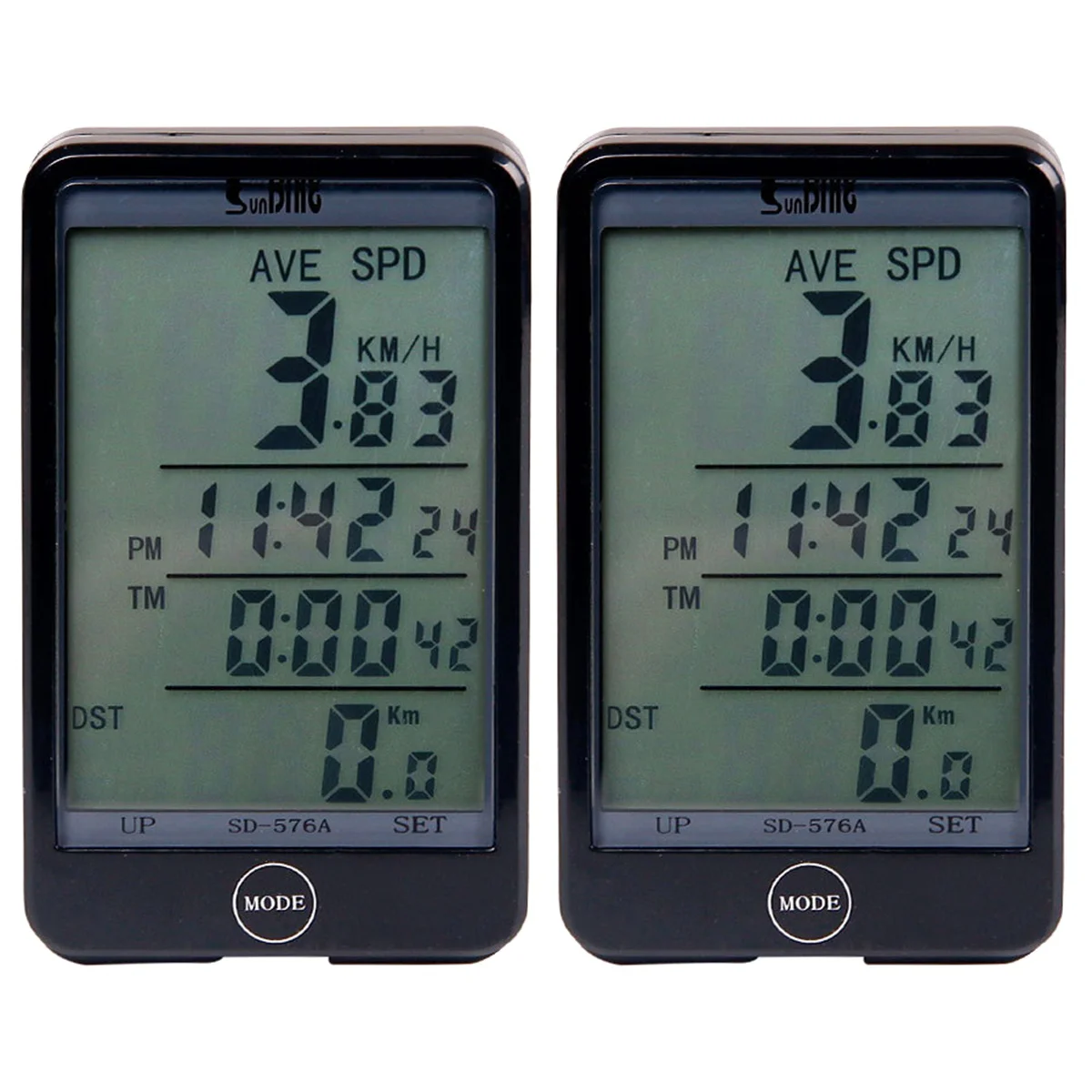 2pcs Bike Computer Wired Stopwatch Bike Speedometer Cycling Odometer Stopwatch LCD Computer (Black)
2pcs Bike Computer Wired Stopwatch Bike Speedometer Cycling Odometer Stopwatch LCD Computer (Black)