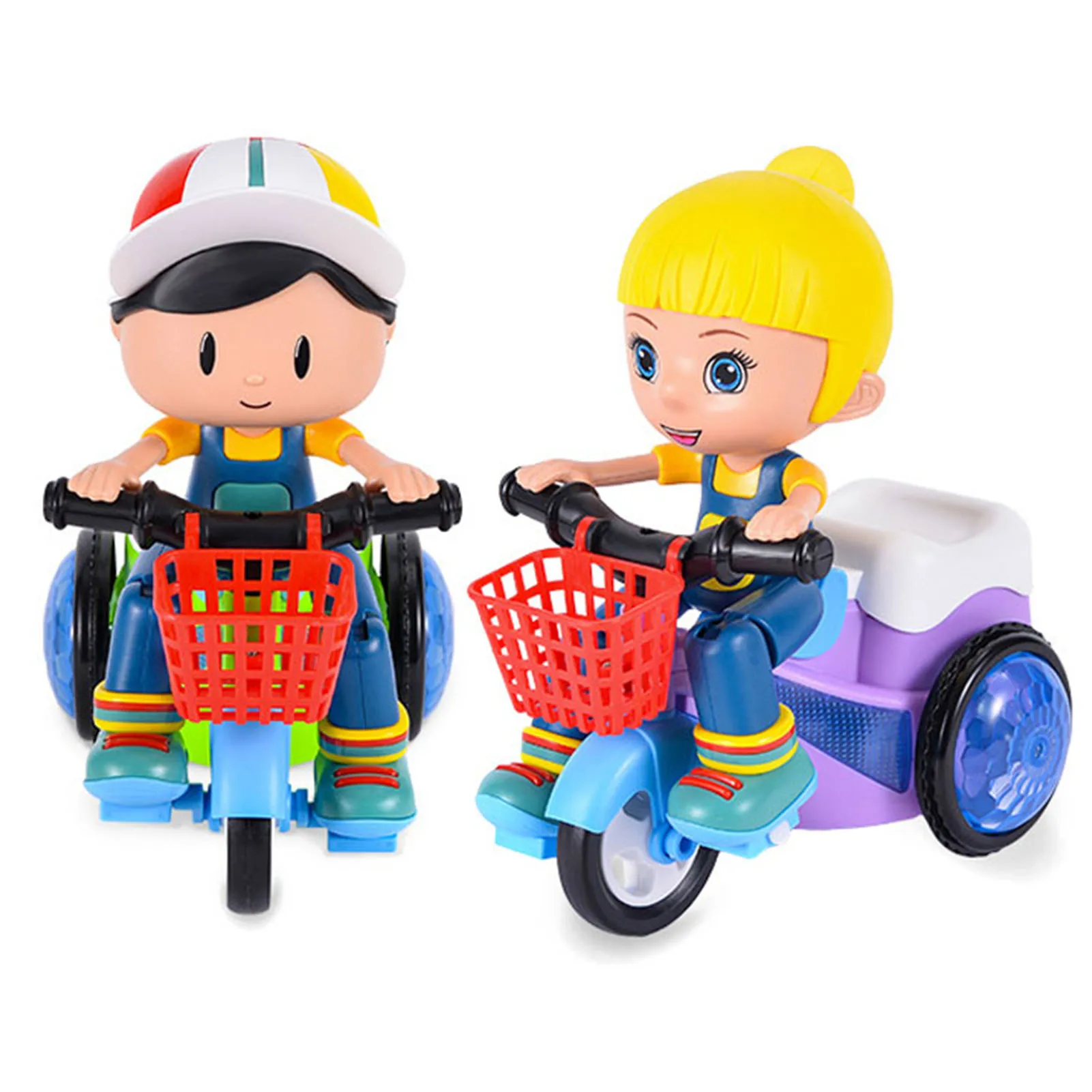 Children's Stunt Tricycle Electric Cartoon Spinning Toy Kids Rotate Stunt Dynamic Lighting Tricycle For Electric Music Toy Car
Children's Stunt Tricycle Electric Cartoon Spinning Toy Kids Rotate Stunt Dynamic Lighting Tricycle For Electric Music Toy Car