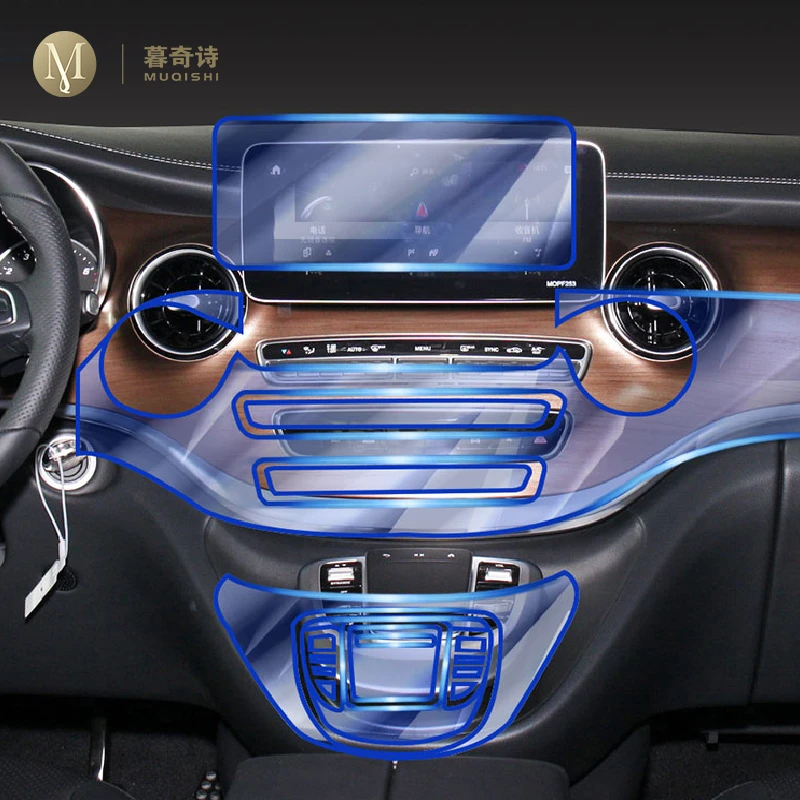 For Mercedes Benz Class-V 2021-2023 Car Interior Center console Transparent PPF-TPU Protective film Anti-scratch Repair film
For Mercedes Benz Class-V 2021-2023 Car Interior Center console Transparent PPF-TPU Protective film Anti-scratch Repair film