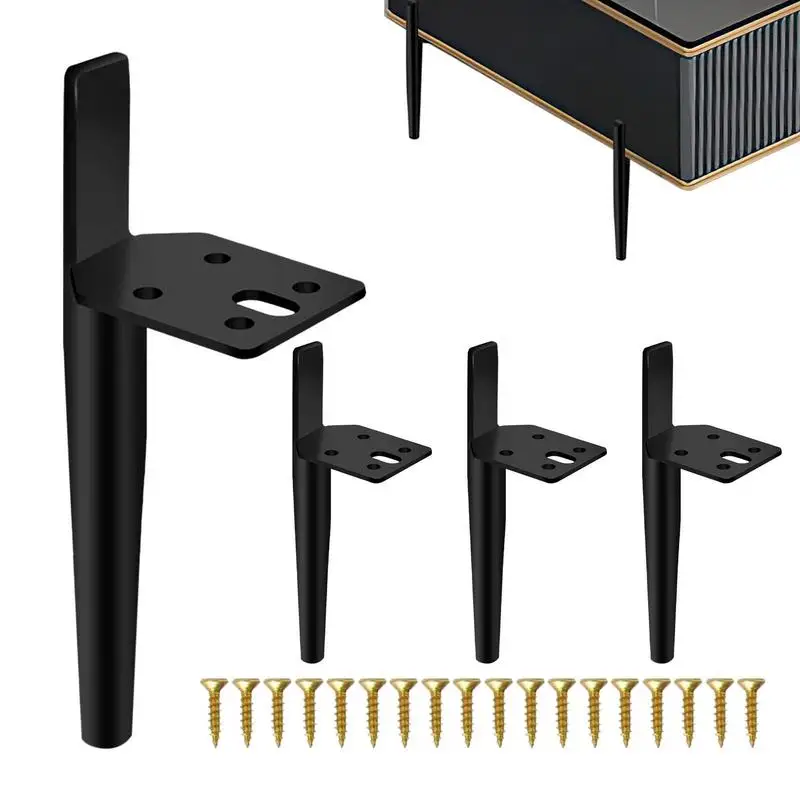 4pcs Legs For Furniture Metal Table Feet Hardware Mount Sofa Chair TV Dresser Bathroom Cabinet Gold Black Replacement Legs
4pcs Legs For Furniture Metal Table Feet Hardware Mount Sofa Chair TV Dresser Bathroom Cabinet Gold Black Replacement Legs