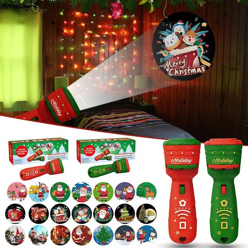 Christmas Flashlight Projector for Kids Baby Sleeping Story Book Torch Lamp Toy Early Education Toy Holiday Gift Light Up Toy
Christmas Flashlight Projector for Kids Baby Sleeping Story Book Torch Lamp Toy Early Education Toy Holiday Gift Light Up Toy