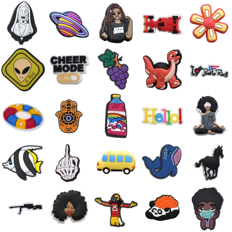Gifts Women Charm Girl Boy Wholesale Bulk Packs Para Pins Shoe Charms Kids Decorations for Crocs Set Jeans Men Shoes Accessories
Gifts Women Charm Girl Boy Wholesale Bulk Packs Para Pins Shoe Charms Kids Decorations for Crocs Set Jeans Men Shoes Accessories