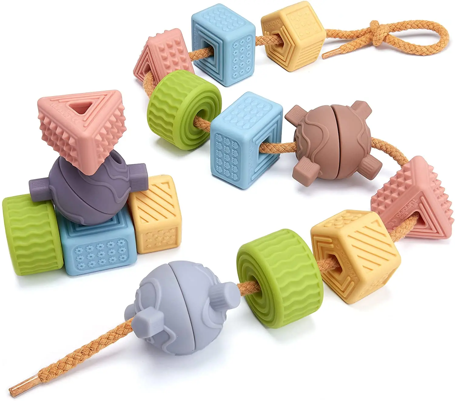 Soft Stacking Blocks Baby Toys String Lacing Beads Building Blocks Matching Games Montessori Sensory Teething Bath Toys Blocks
Soft Stacking Blocks Baby Toys String Lacing Beads Building Blocks Matching Games Montessori Sensory Teething Bath Toys Blocks