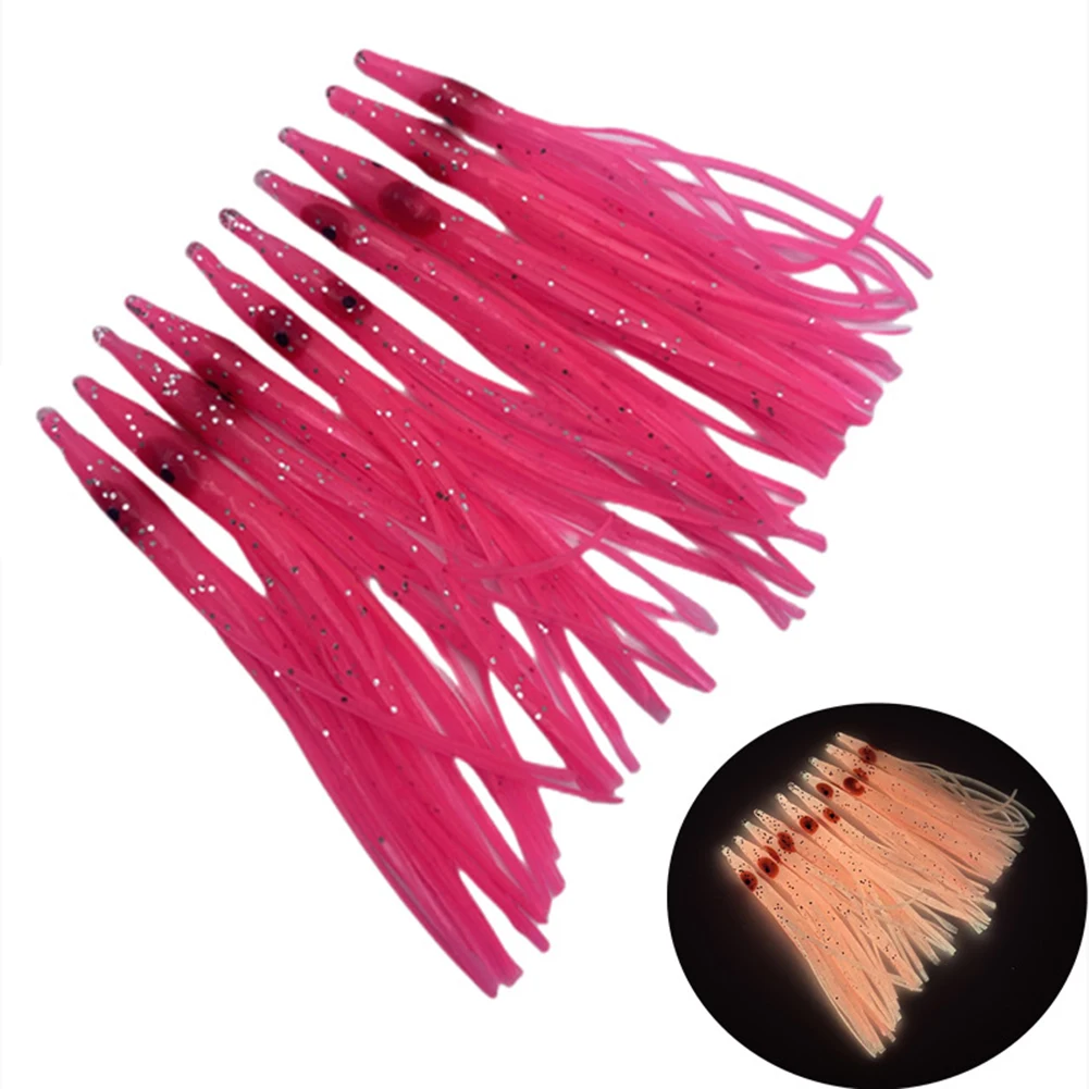 Brand New Squid Soft Bait Luminous White/Pink 10 Pcs/Set 40g 80mm Accessories Parts Rubber Outdoor For Octopus
Brand New Squid Soft Bait Luminous White/Pink 10 Pcs/Set 40g 80mm Accessories Parts Rubber Outdoor For Octopus