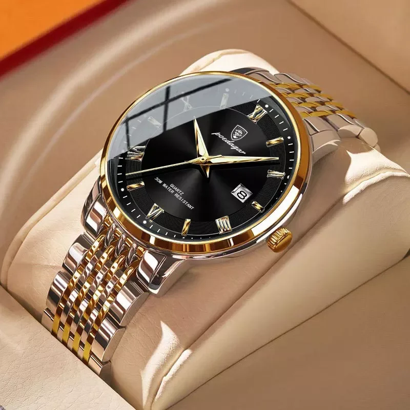 Men Watches 2022 New Luxury Quarzt Watch Waterproof Luminous Stainless Steel Business Top Swiss Brand Men's Wristwatch
Men Watches 2022 New Luxury Quarzt Watch Waterproof Luminous Stainless Steel Business Top Swiss Brand Men's Wristwatch
